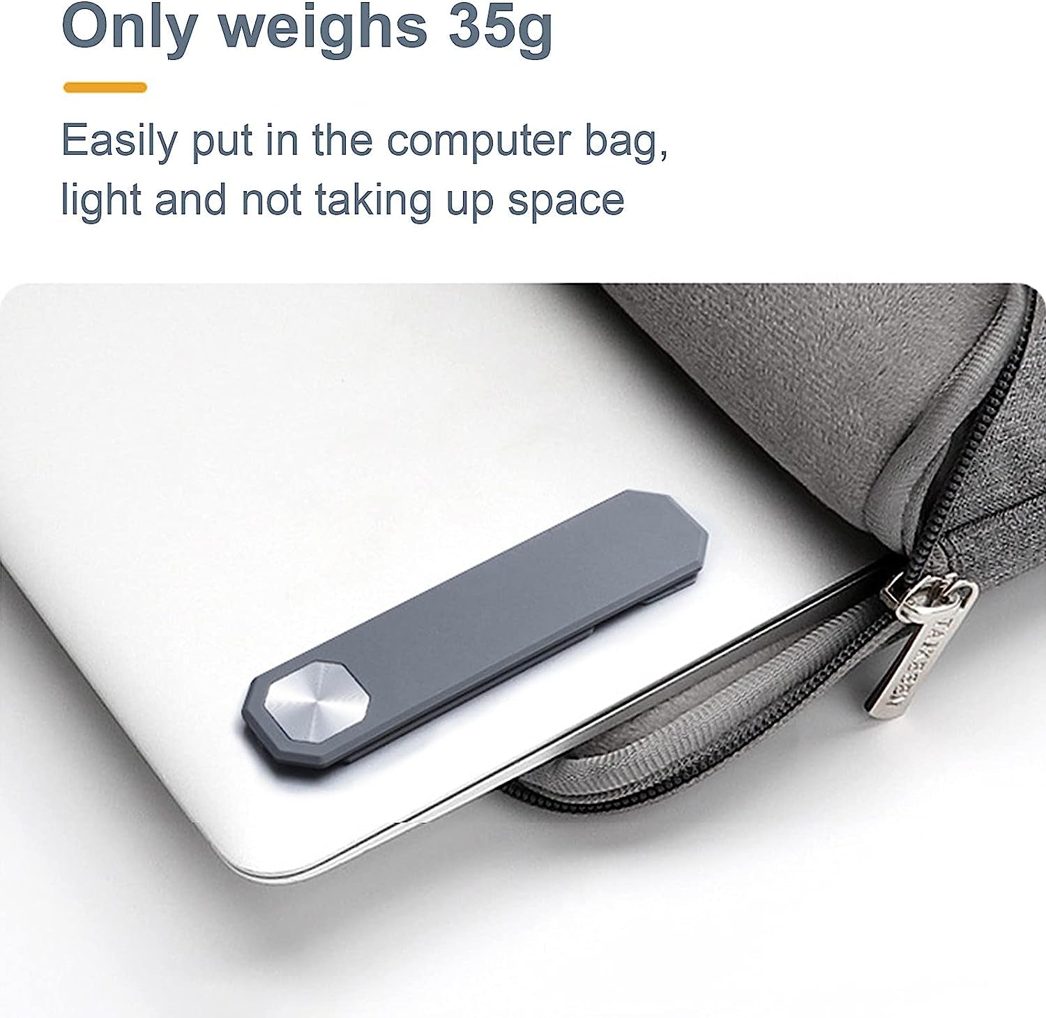 Magnetic Phone Holder for Laptop, Magnetic Support Holder Laptop Side Mount Monitor Display Clip Phone Holder, Adjustable Cell Phone Stand Holder to Laptop (Green, One Size)  Generic   