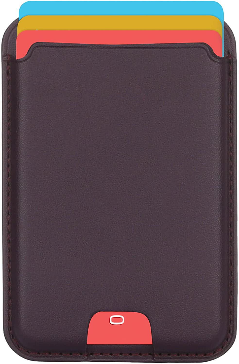 Magnetic Wallet Card Holder with Magsafe Compatible for Iphone 14/14 Plus/14 Pro/14 Pro Max, Iphone 13 Pro Max/13 Pro/13/13 Mini, Iphone 12/12 Pro/12 Pro Max, RFID Card Holder Wallet, Deep Purple  Doter   