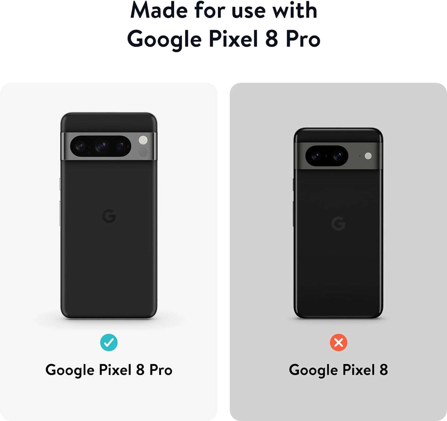 Mous for Google Pixel 8 Pro Case Clear - Clarity - Protective Pixel 8 Pro Case - Scratch Resistant Crystal Clear & Slim Design - Shockproof Phone Cover  Mous   