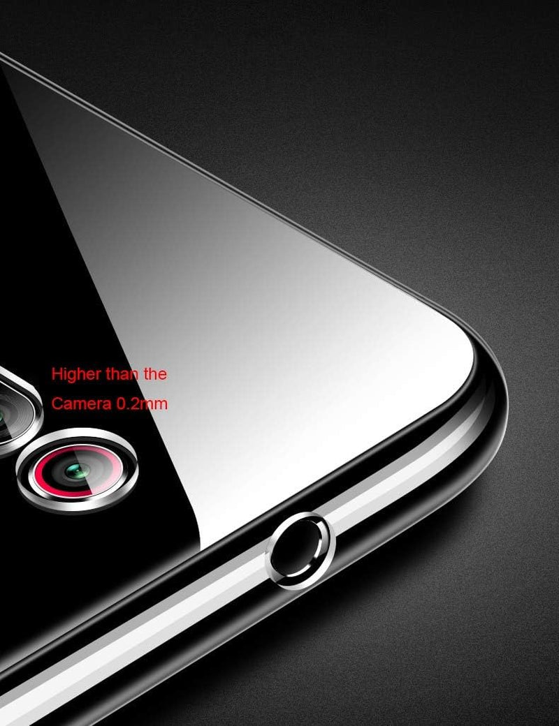 Transparent Crystal Clear Soft Gel TPU Anti-Yellowing Cover Case for LG V40 Thinq-Interstellar Purple Space Star 3  RLKONAN   