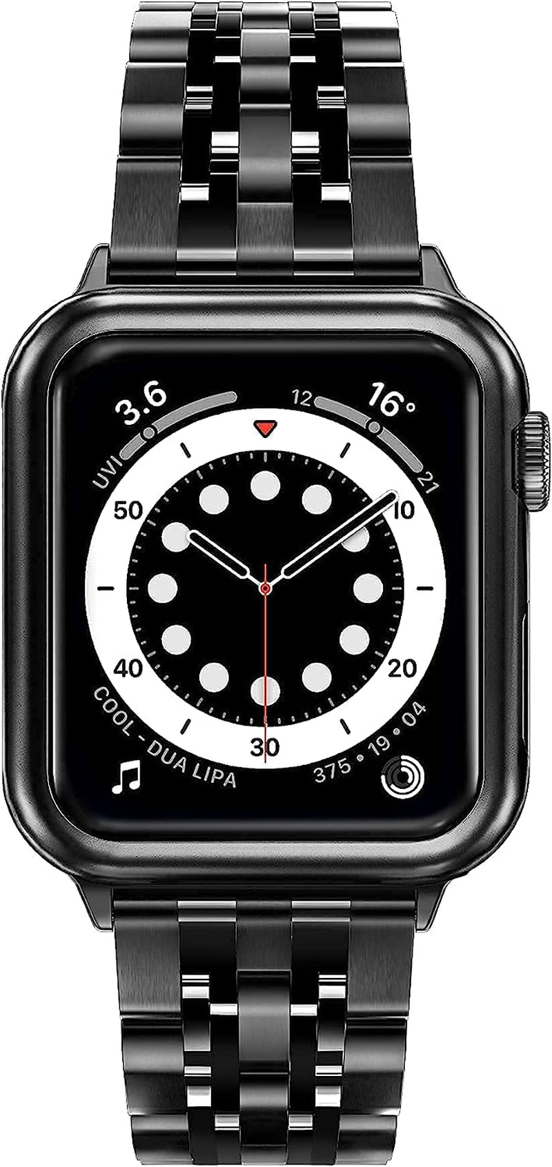 Stainless Steel Watch Band Compatible with Apple Watch Bands 42Mm 44Mm with Stainless Steel Buckle, Replacement Wristband Strap for Women Men  ENFAN   