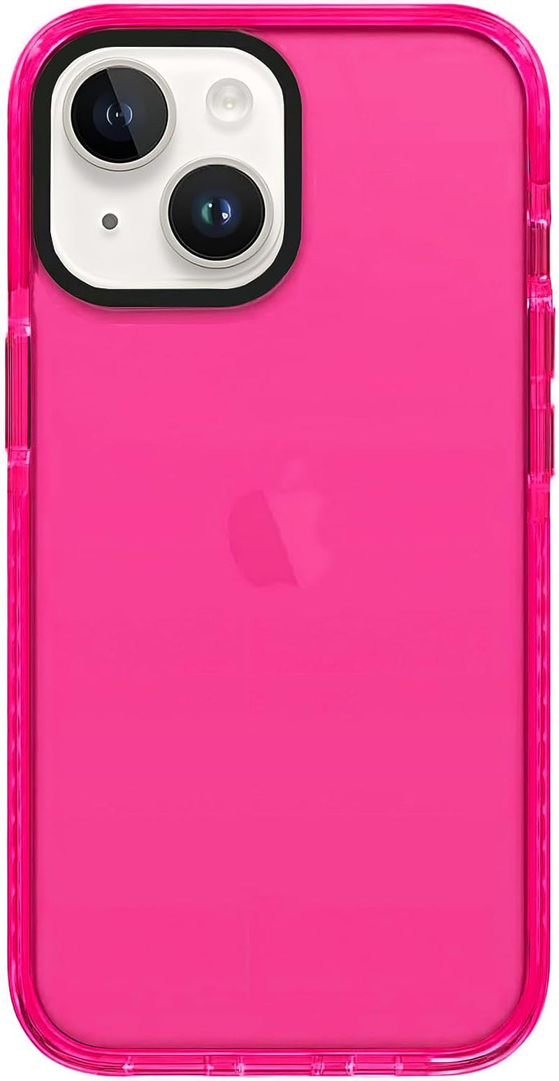 Neon Clear Iphone 14 Pro Max Case, Vibrant 80S Design, Camera Protector, Soft Silicone Shockproof - 6.7Inch  Simapu   