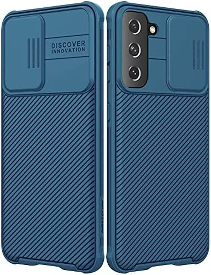 Cloudvalley for Samsung Galaxy S21 Case with Camera Cover, Full-Body Protective & Slim Fit, Camera Protection Case Only for Samsung Galaxy S21 5G 6.2 Inch (2021 Release)-Green  CloudValley Blue  