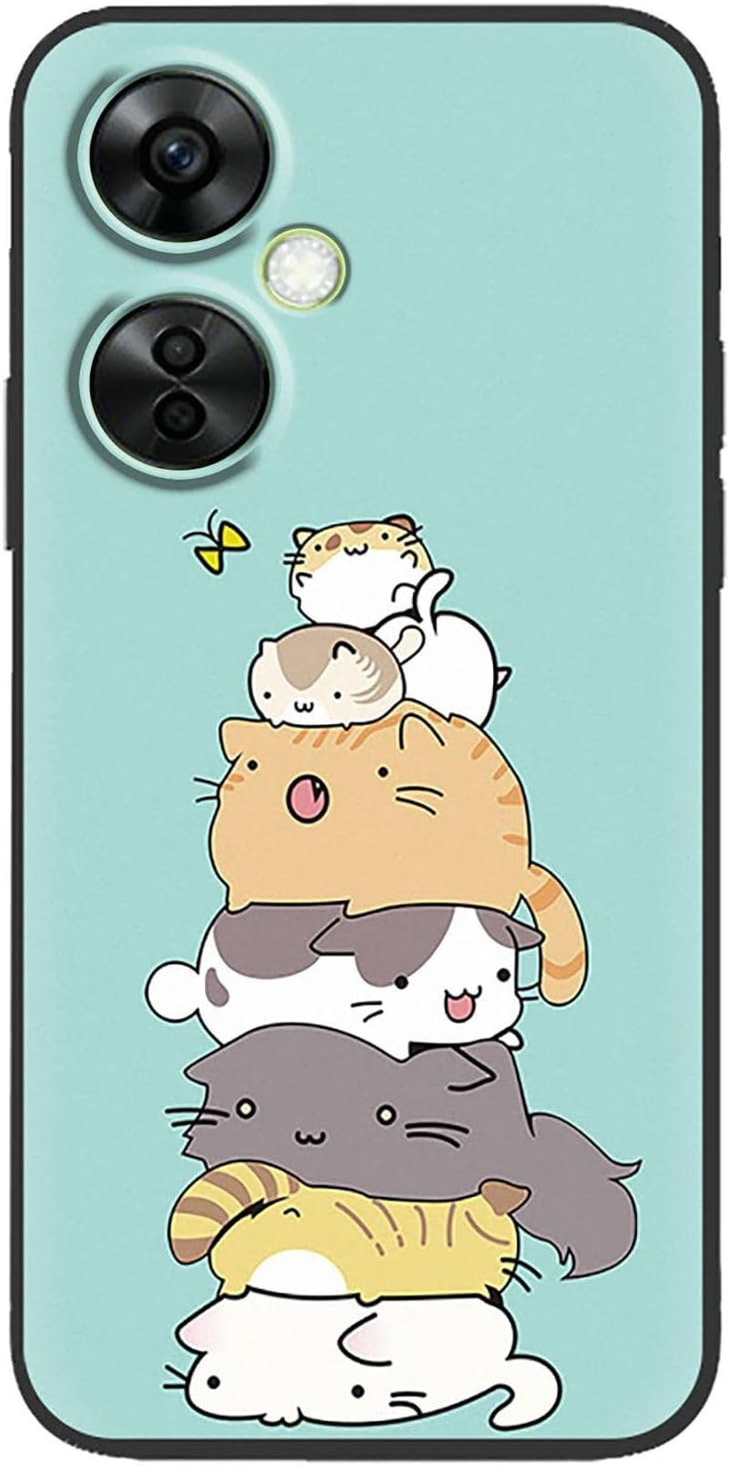 FZZSZS Case for Oneplus Nord N30,Soft Anti-Scratch Black Protective Shell Silicone Flexible TPU Phone Case Protection Cover for Oneplus Nord N30 (6.72") - LLM46  FZZSZS Llm39  