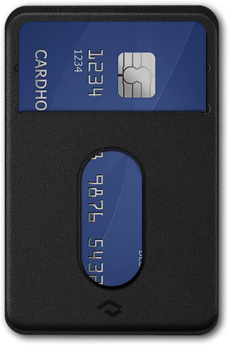 PITAKA Phone Card Holder [Magez Card Sleeve 3.0] Stick on Wallet for Credit or Business Cards, Compatible with Magsafe, Magez Case for Iphone 14/13/12 and Galaxy S23/S22 - PU Leather, Black  pitaka   