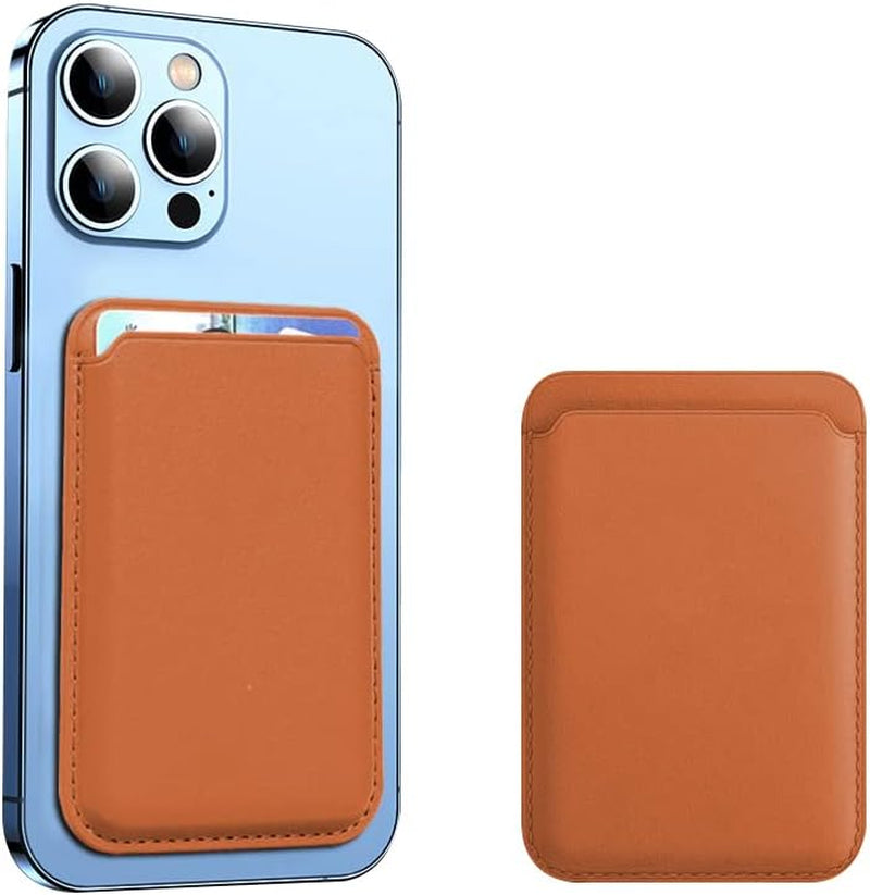 Gyizho Magnetic Card Wallet Holder with Magsafe for Iphone 14 Pro Max/14 Plus/14 Pro/14, for Iphone 13 Pro Max/13 Pro/13/13 Mini, for Iphone 12/12 Pro/12 Max/12 Mini,Midnight  Gyizho Brown  