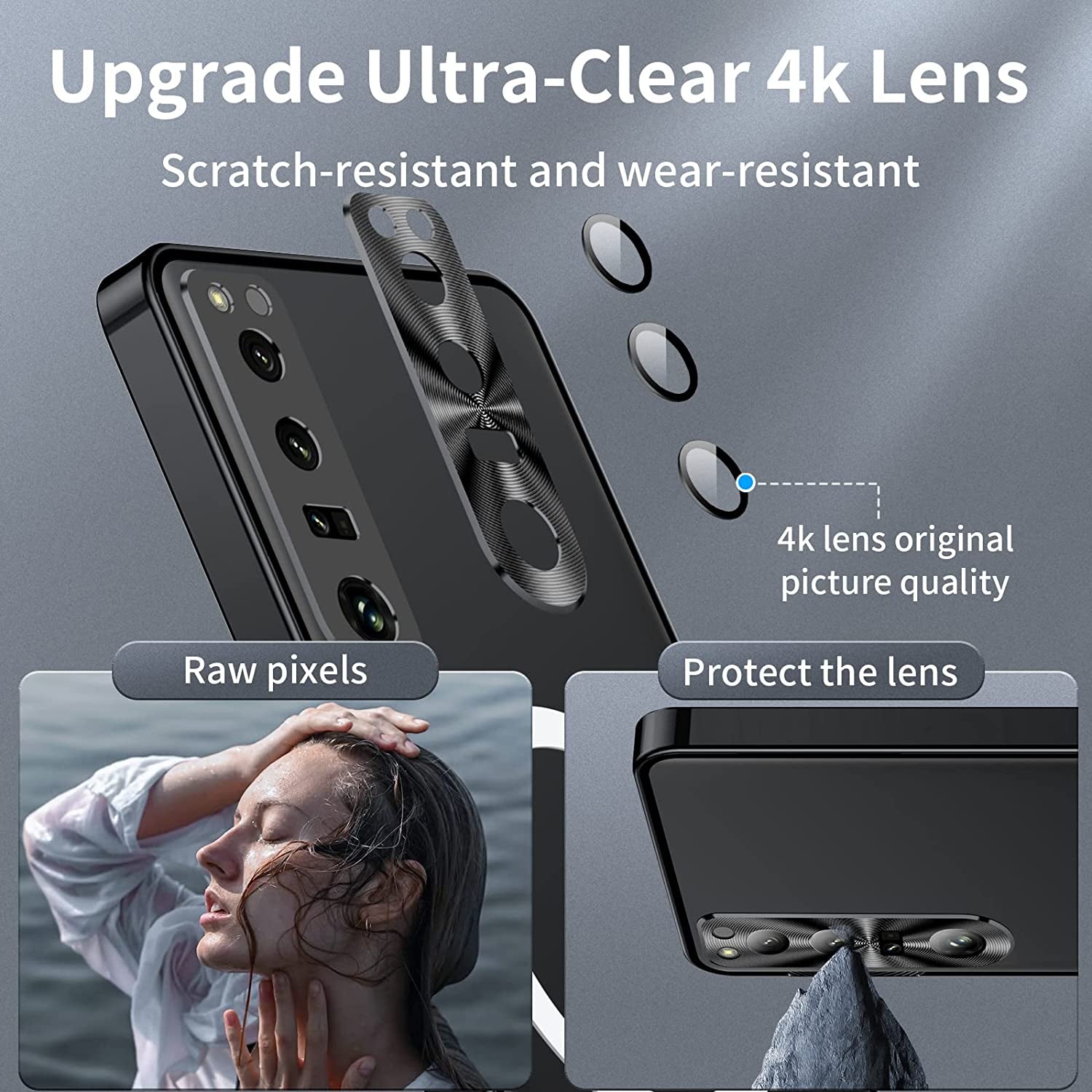 LOVE MEI Shockproof Case for Sony Xperia 1 V, Metal Frame Bumper Case + Matte PC Back Cover [Ultra Thin] [Scratch Resistant] with Lens Protection Support Magnetic Wireless Charger (Black)  LOVE MEI   