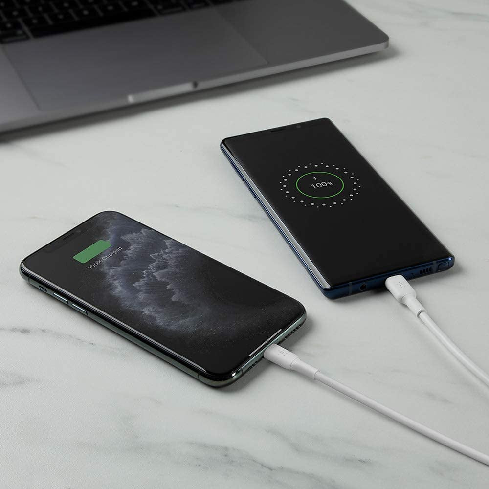 Belkin 24W Dual Port USB Wall Charger - Iphone Fast Charging - USB Charging Block for Power Bank, Iphone 14, Iphone13, Iphone 12, Iphone 11, Ipad Pro, Samsung & More, Iphone Cable Not Included  Belkin   