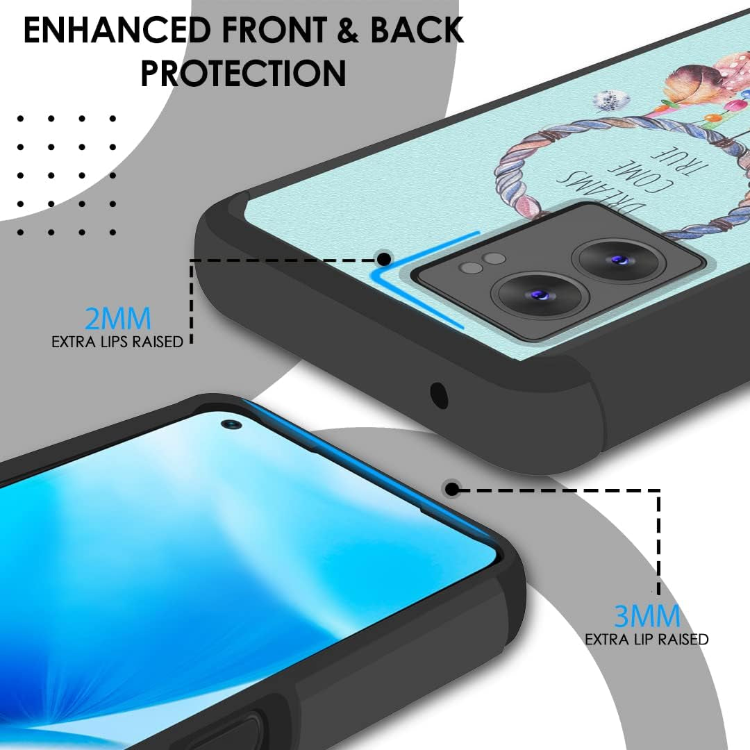 Hrwireless Compatible for Oneplus Nord N300 5G Phone Case Cover, Heavy Duty (Magnetic Mount Friendly) Series with Premium Minimalistic Design for Accidental Drops for Men Women Girls Boys  HRWireless   