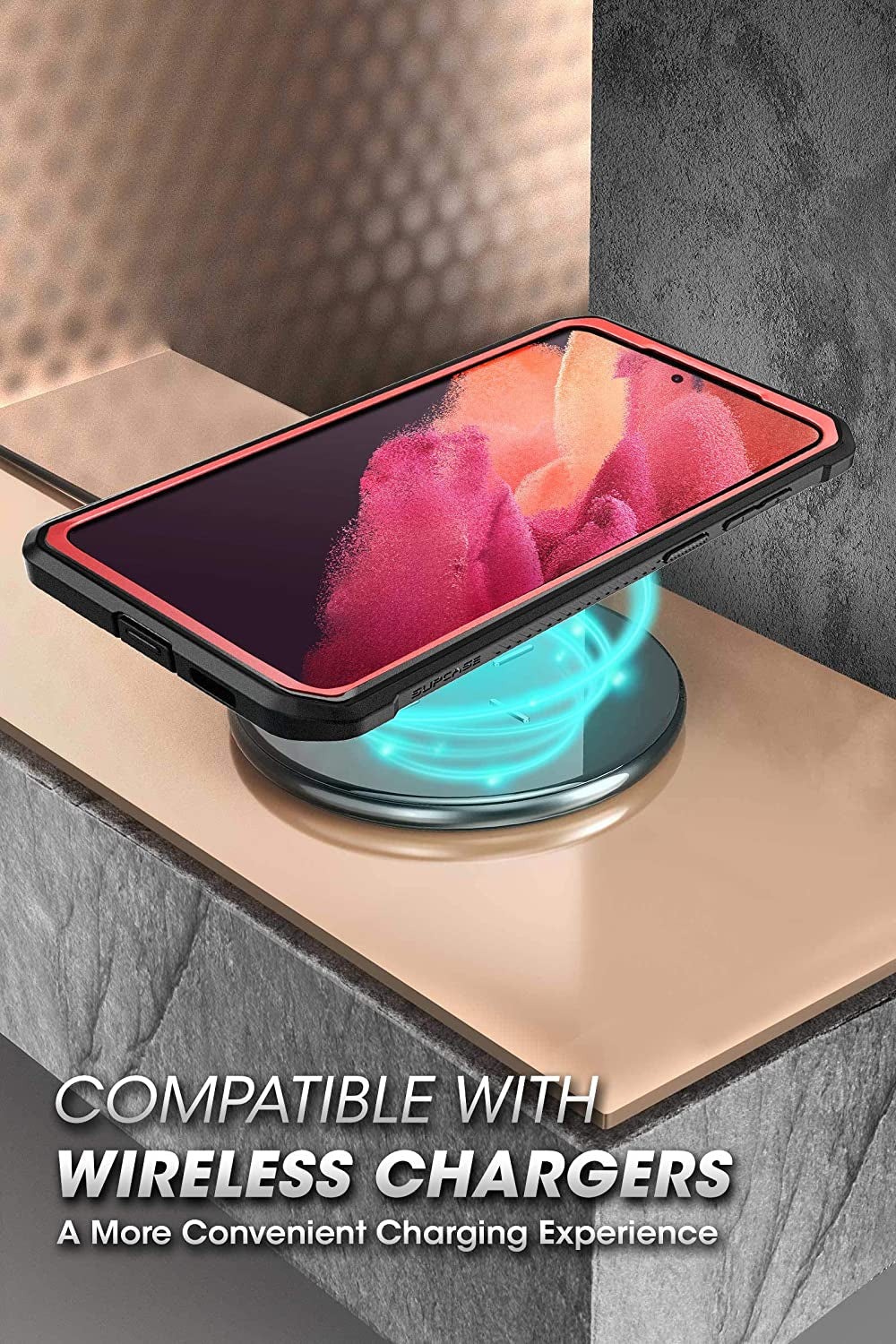 SUPCASE Ubpro Series Case for Galaxy S21+ plus 5G (2021 Release), Full-Body Dual Layer Rugged Holster & Kickstand Case without Built-In Screen Protector (Ruddy)  SUPCASE   