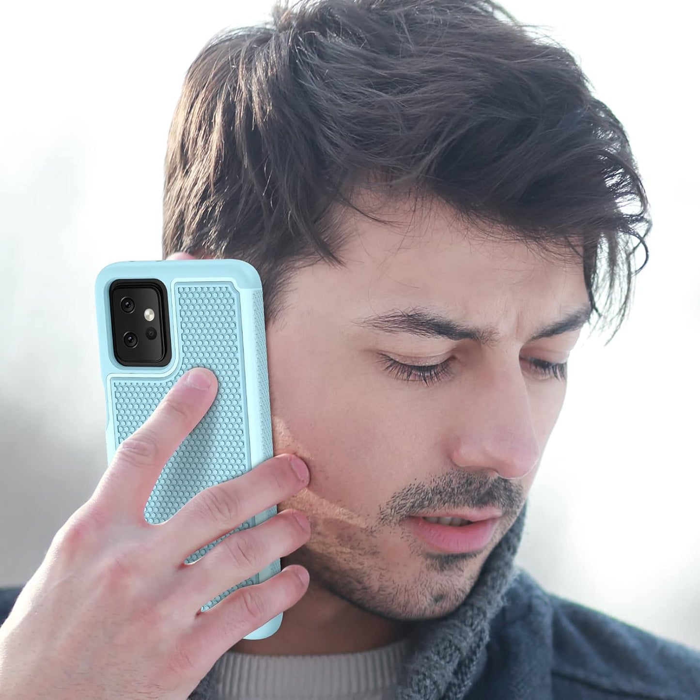 FNTCASE for Motorola Moto G-Power-5G 2023 Case: Moto G 5G 2023 Case Dual Layer Shockproof Protective Textured Design Cell Phone Cover Heavy Duty Rugged Tough Back Hardshell Hybrid Slim Basic Case  FNTCASE   