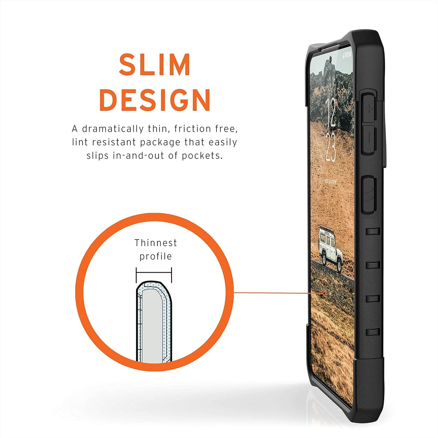 URBAN ARMOR GEAR UAG Designed for Samsung Galaxy S21 Case Black Rugged Lightweight Slim Shockproof Pathfinder Protective Cover, [6.2 Inch Screen]  Urban Armor Gear   