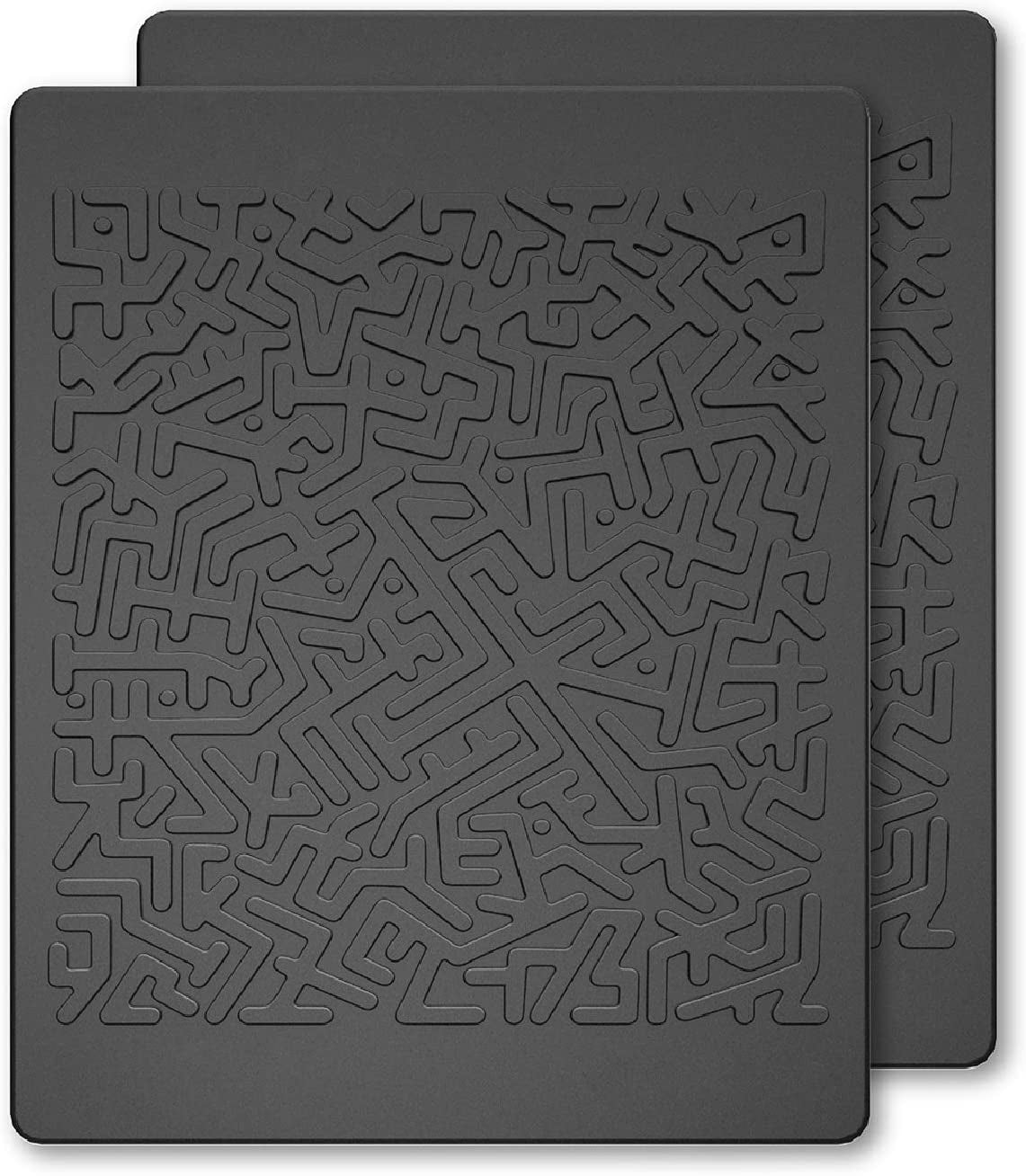 JIMISHA anti Slip Pad Sticky Gripping Pad Sticky Gel Pad Multifunctional Fixate Gel Pads Non-Slip Mounting Pad Cell Pad, 6.3 X 5.1 Inch (2 Pack)  JIMISHA   