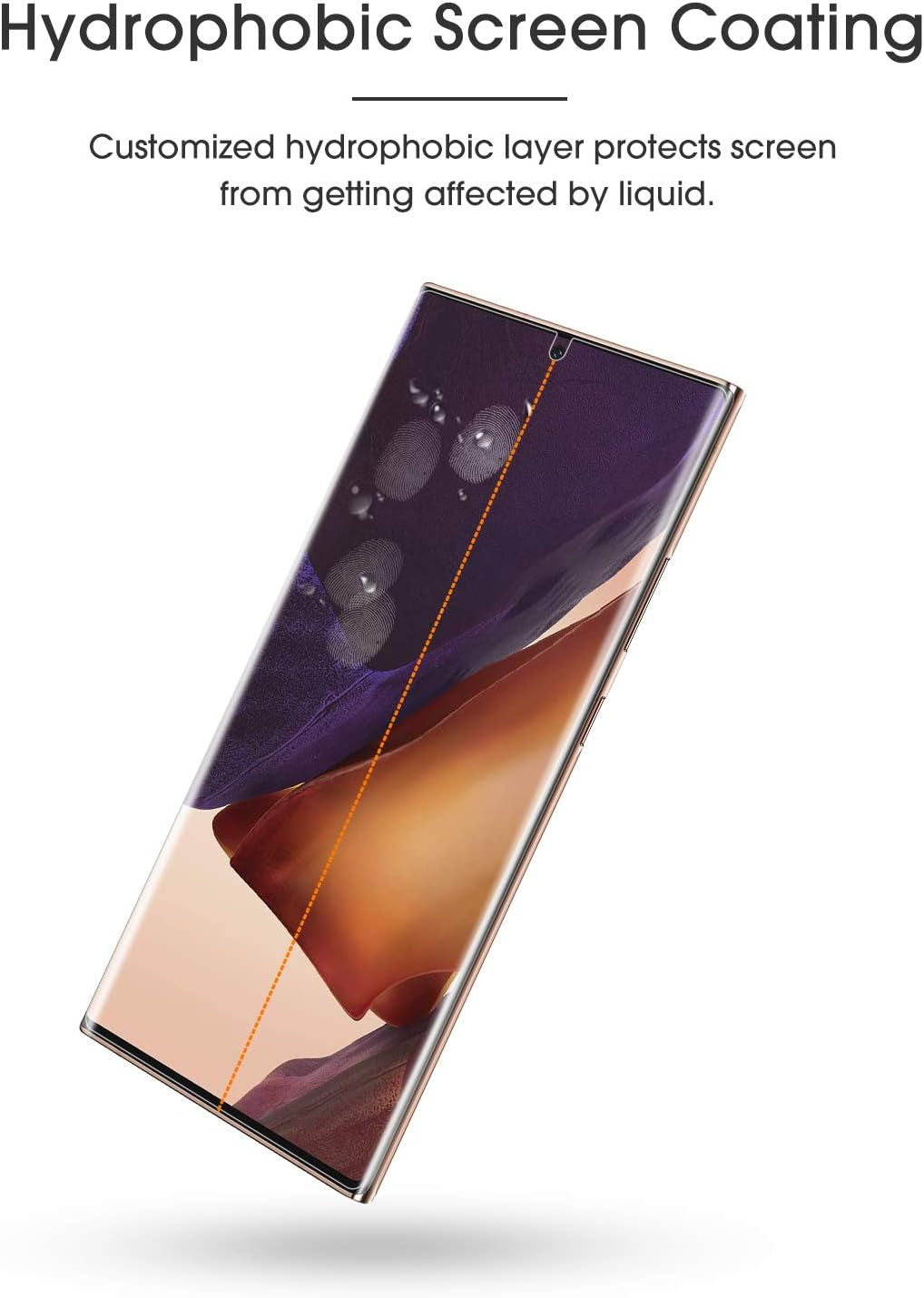 [4 Pack] OMOTON Screen Protector Compatible with Samsung Galaxy Note 20 Ultra - TPU Film Screen Protector for Galaxy Note 20 Ultra 6.9 Inch, 2020 [High Definition] [Bubble Free] [Anti-Scratch] [Anti-Fingerprint]  OMOTON   