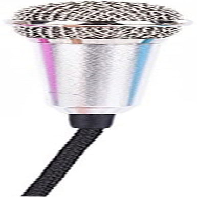 Angel3292 Mini Portable Vocal Instrument Microphone for Mobile Phone 3.5Mm Universal Wire Connect Karaoke Metallic Mini Microphone for Cell Phone PC Blue  angel3292 Silver  