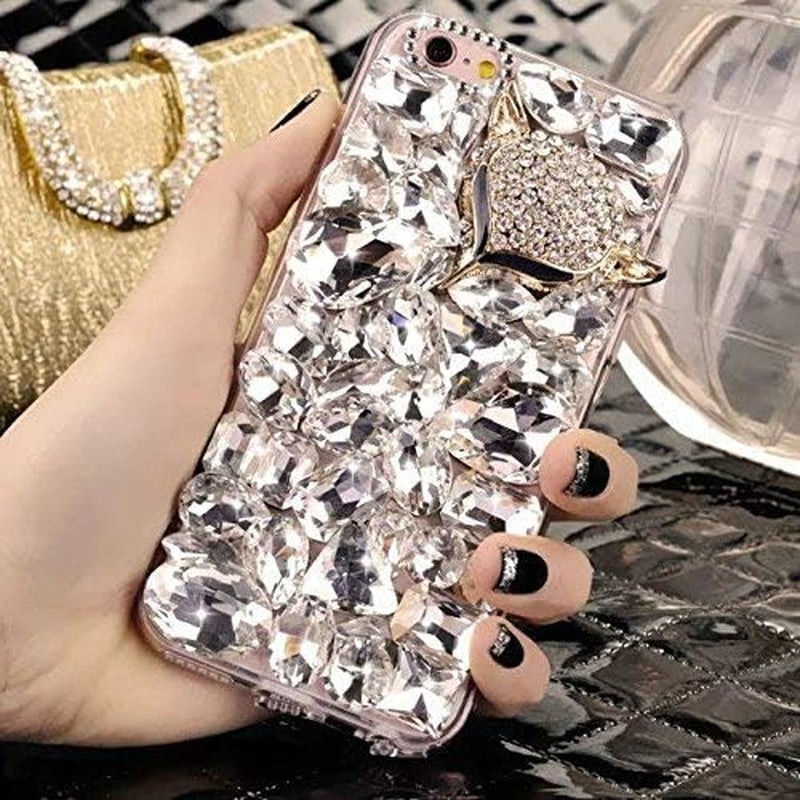 Case for LG G7 Thinq,3D Handmade Angel Ring Kickstand Fluffy Ball Sparkle Crystal Rhinestone Diamond Glitter Case for LG G7/LG G7 Thinq(C Angel Black)  RB-CASE E Crown White Lg K10 