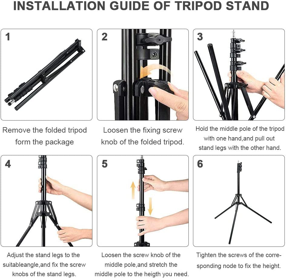 Godox LR150 18 Inch LED Ring Light with Tripod Stand & Phone Holder,3000K-6000K Dimmable Selfie Ring Light for Makeup Studio Portrait Youtube Tiktok Vlog Video Shooting (Black)  Godox   