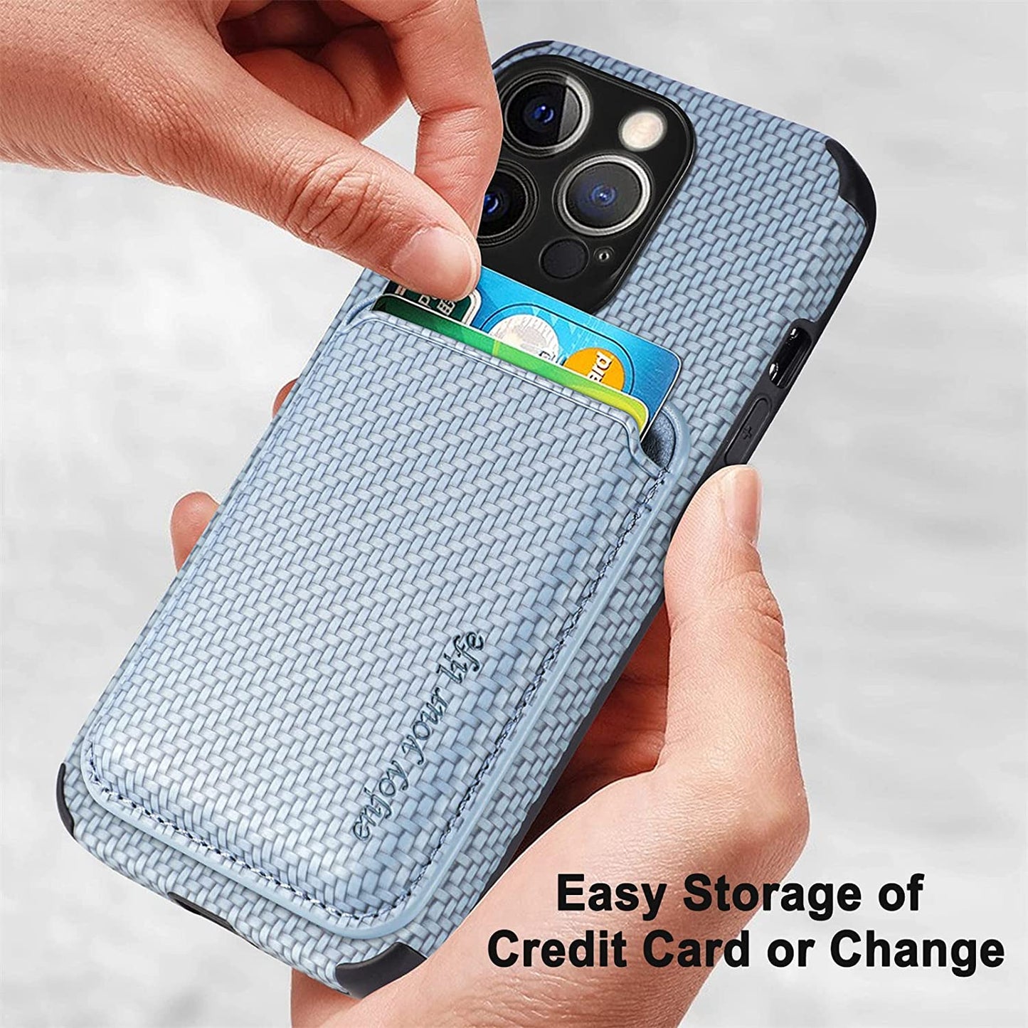 ATRAING Design for Iphone 14 Pro Max Case with Wallet Card Holders Compatible with Magsafe Charger Magnetic Detachable Wallet Leather Ultra Slim Phone Case for 14 Pro Max 6.7'' 2022-Blue  ATRAING   