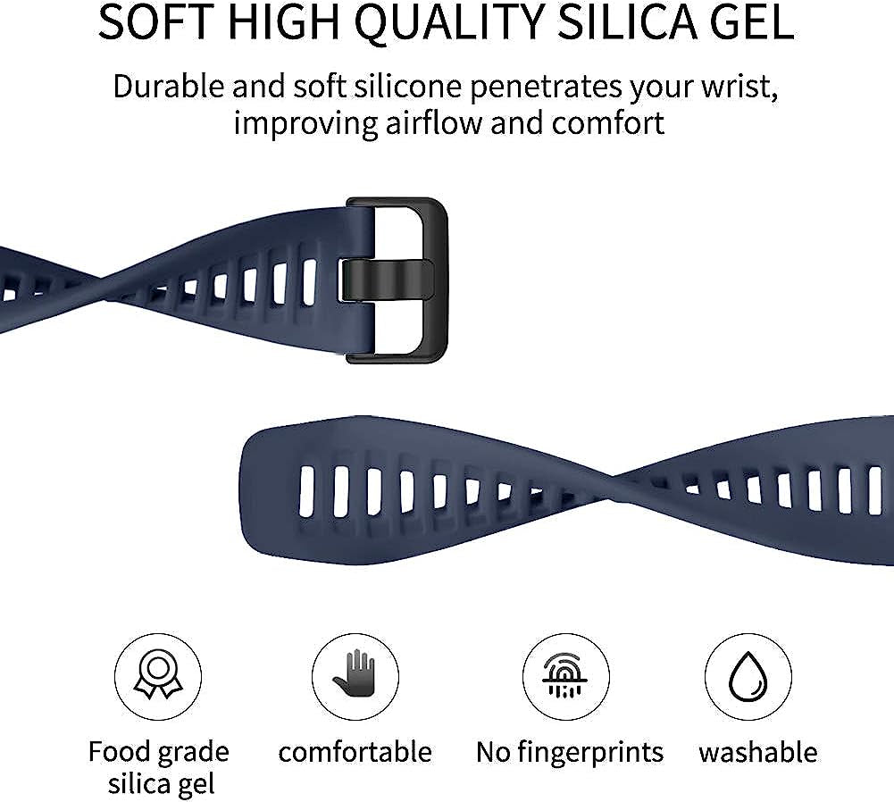 Vozehui Bands Compatible with Garmin Instinct Sports GPS, Soft Silicone Adjustable Replacement Wristbands for Garmin Instinct/Instinct Tide/Instinct Tactical  Vozehui   