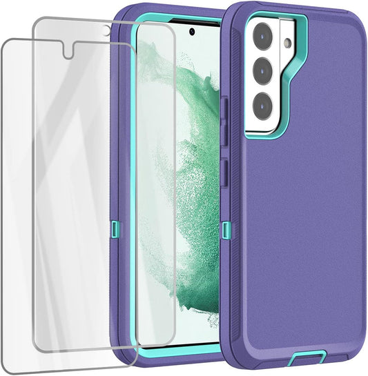 Aicase for Galaxy S22 plus Case with Screen Protector, Heavy Duty Drop Protection Full Body Rugged Shockproof/Dust Proof Military Protective Tough Durable Phone Cover for Samsung Galaxy S22 plus 6.6“  AICase   