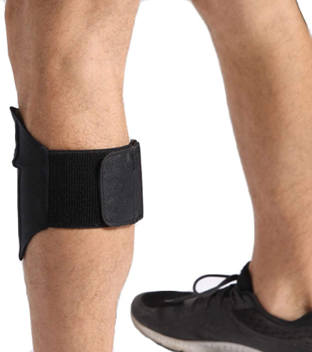 Cell Phone Leg Band & Armband for All Phones with Adjustable Elastic, Sport Leg & Arm Band for Running, Walking, Equestrian, Motorcycle or Hiking (Black)  YUNYILAN   