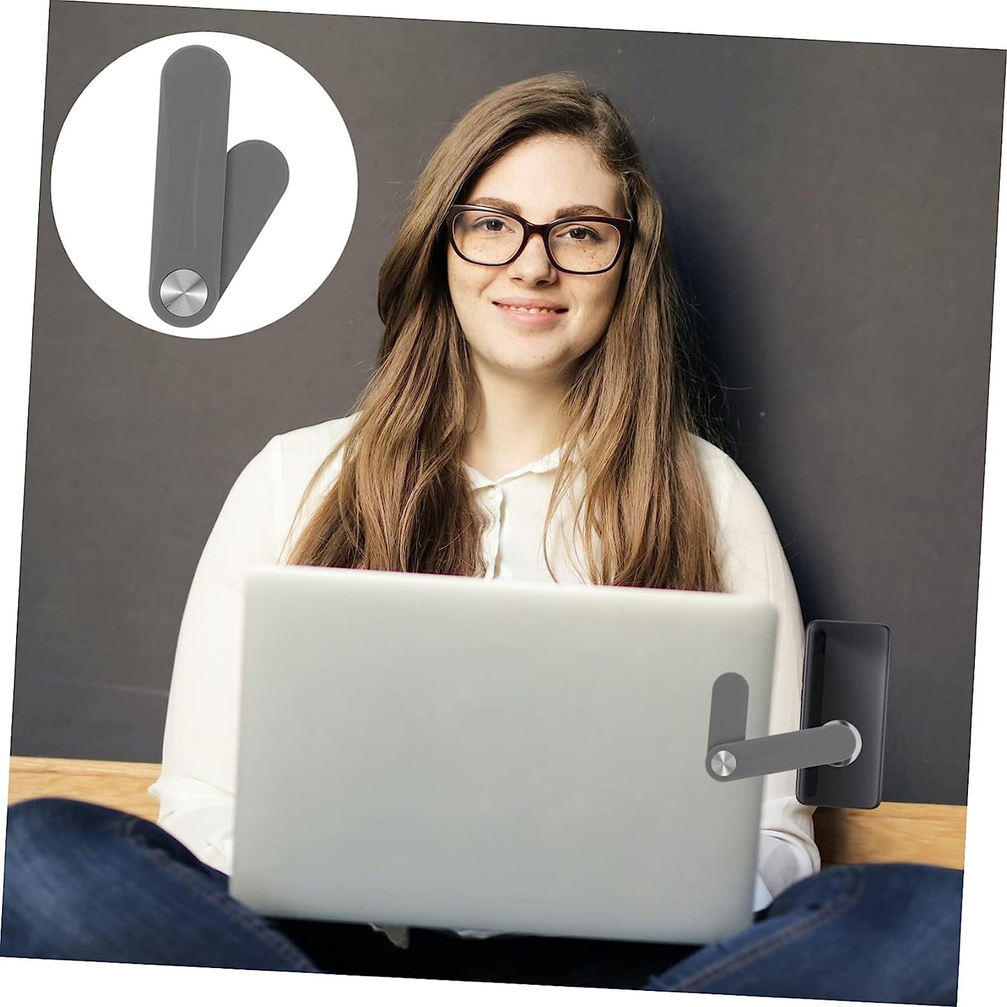 SOLUSTRE 3Pcs Expand Mobile Phone Bracket Display Monitor Stands Magnetic Phone Mount Laptop Phone Holder Magnetic Phone Holder Laptop Phone Holder Magnetic Laptop Phone Mount Laptop Holder  SOLUSTRE   