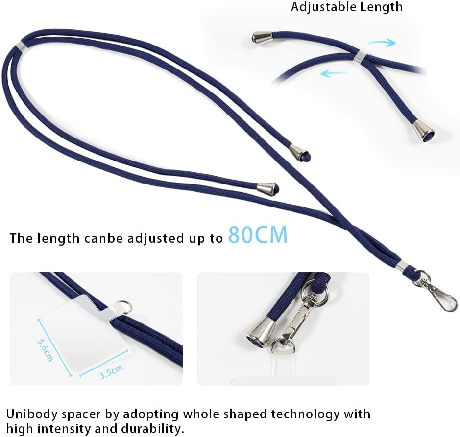 Shantime LG G6 Case + Universal Mobile Phone Lanyards, Neck/Crossbody Soft Strap Silicone TPU Cover Bumper Shell for LG G6 (5.7”)  Shantime   