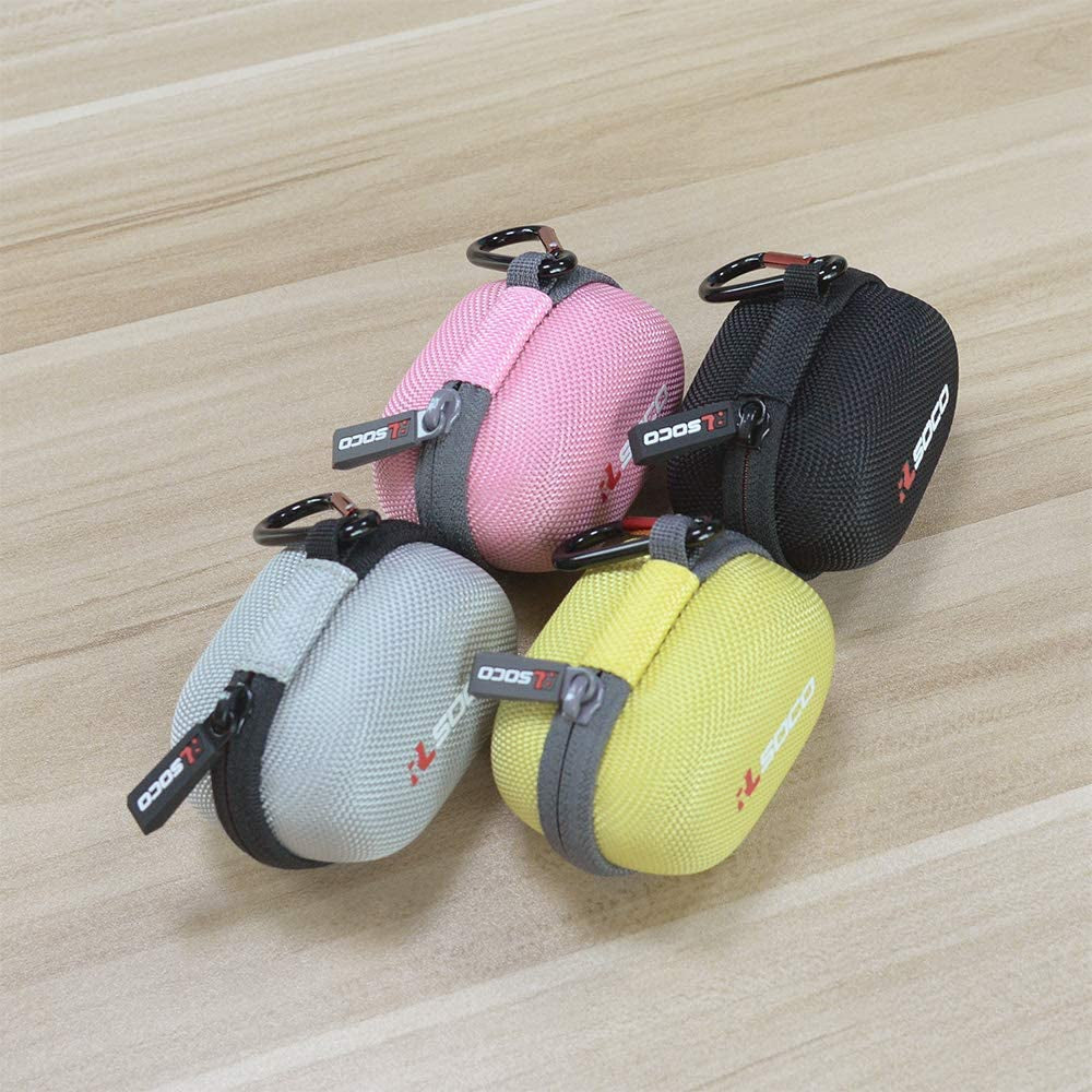 RLSOCO Carrying Case for Samsung Galaxy Buds +/Galaxy Buds Plus/Galaxy Buds True Wireless Earbuds 2020/2019/2018 (Black)  RLSOCO   