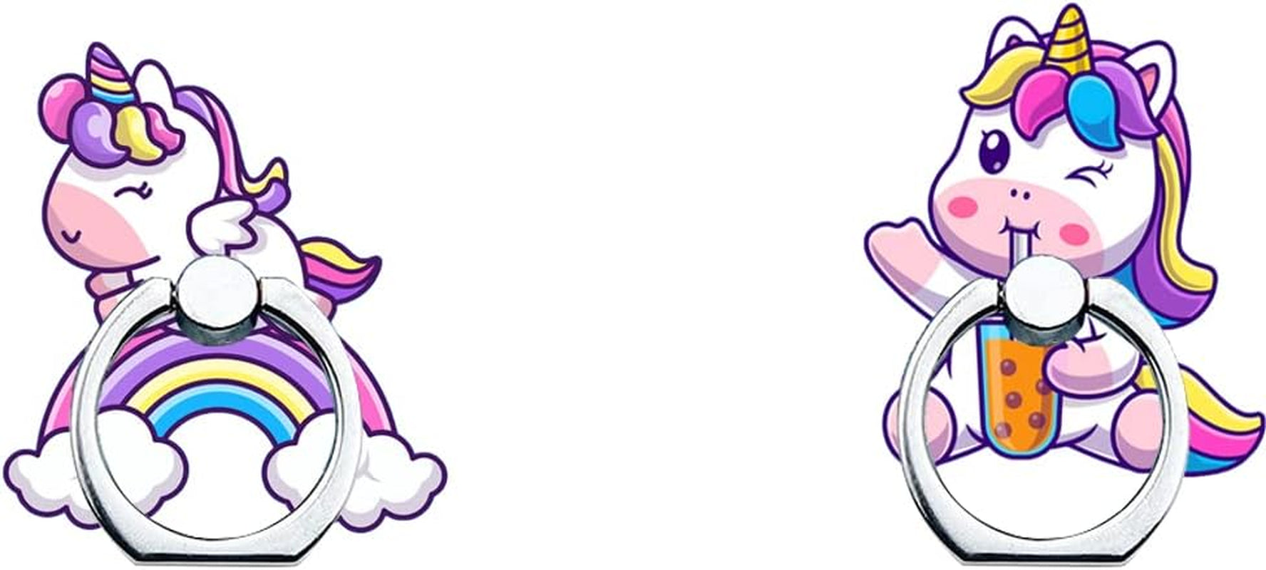 Cute Kawaii Kitty Phone Ring Stand Holder Anime 360 Degree Rotation Finger Ring Grip Stand for Cellphones,Smartphones and Tablets(Kitty Phone Ring Stand)  Cinpudo Unicorn Phone Ring Holder  