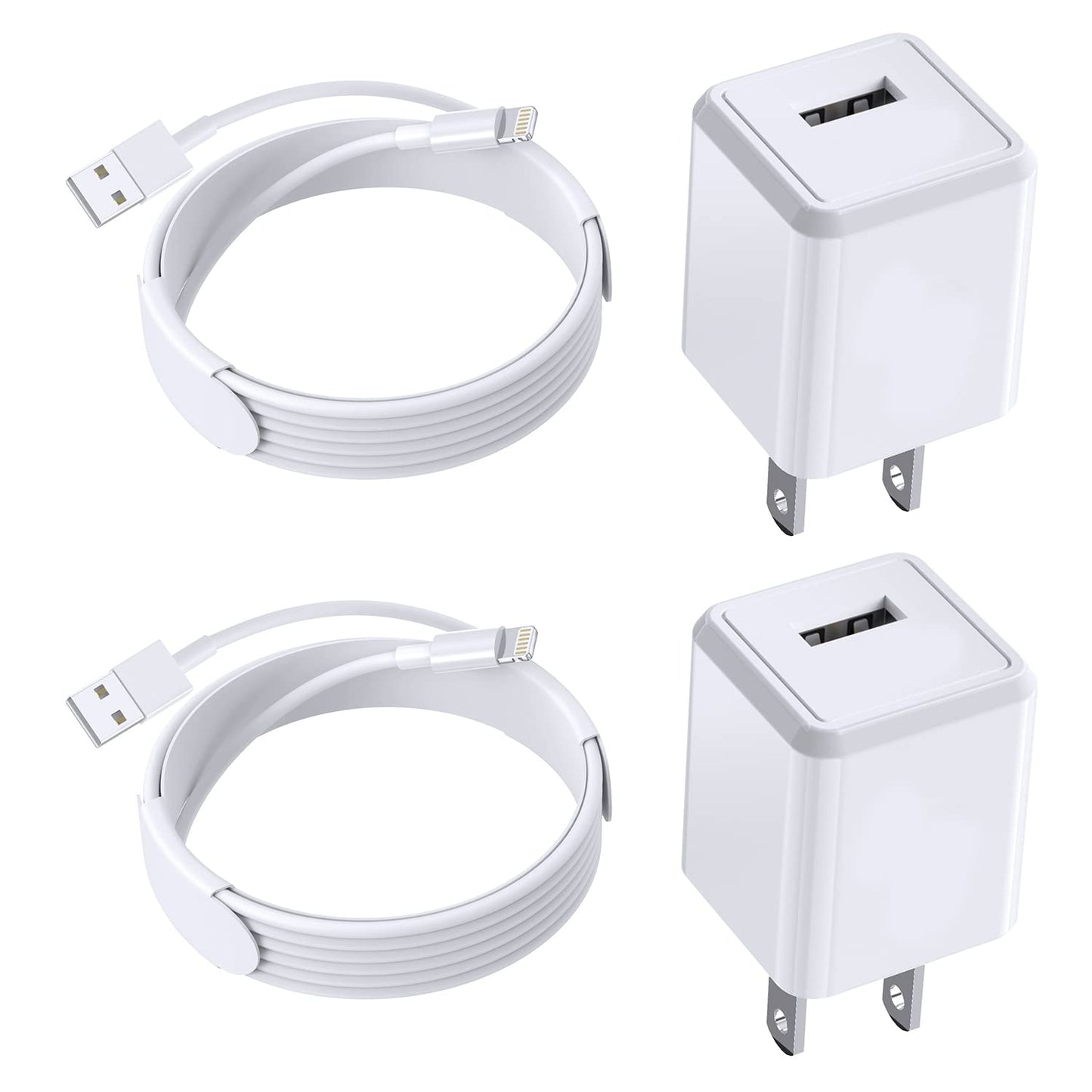 Iphone Charger [Apple Mfi Certified] 2 Pack Apple Iphone Charging Lightning Cable Data Sync Cord with USB Wall Charger Block Box Travel Plug Adapter for Iphone 14/13/Pro/Max/Xr/X/Xs/Max/8/Plus/Airpod  Shenzhen huangxingfu Technology Co., Ltd   