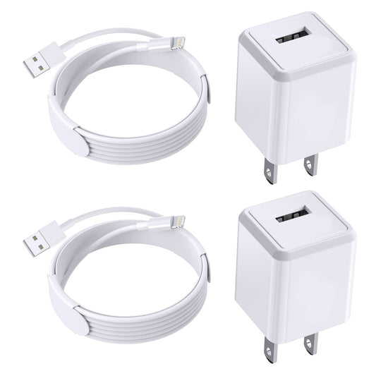 Iphone Charger [Apple Mfi Certified] 2 Pack Apple Iphone Charging Lightning Cable Data Sync Cord with USB Wall Charger Block Box Travel Plug Adapter for Iphone 14/13/Pro/Max/Xr/X/Xs/Max/8/Plus/Airpod  Shenzhen huangxingfu Technology Co., Ltd   