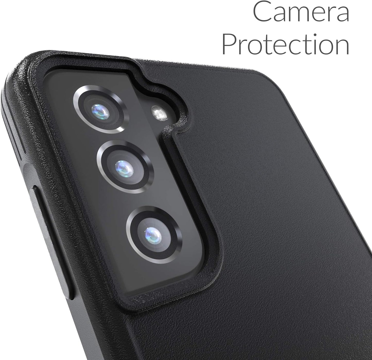 Crave Slim Guard for Galaxy S21 Case, Shockproof Case for Samsung Galaxy S21, S21 5G (6.2 Inch) - Black  Crave   