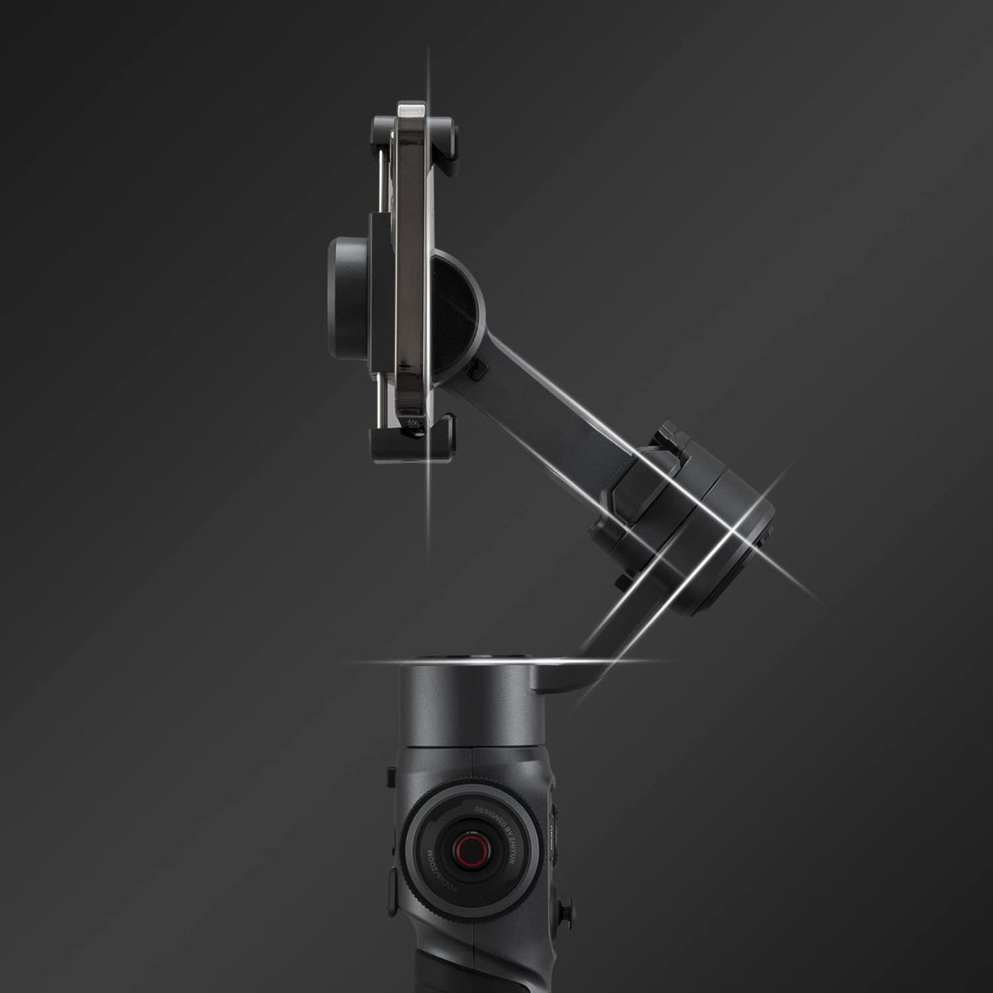 Zhiyun Smooth 5 Professional Gimbal Stabilizer for Android Iphone, 3-Axis Handheld Smartphone Gimbal, Face Tracking, Vlogging Stabilizer, Youtube Tiktok Video, Portable and Foldable, Big Size Phone  ZHIYUN   