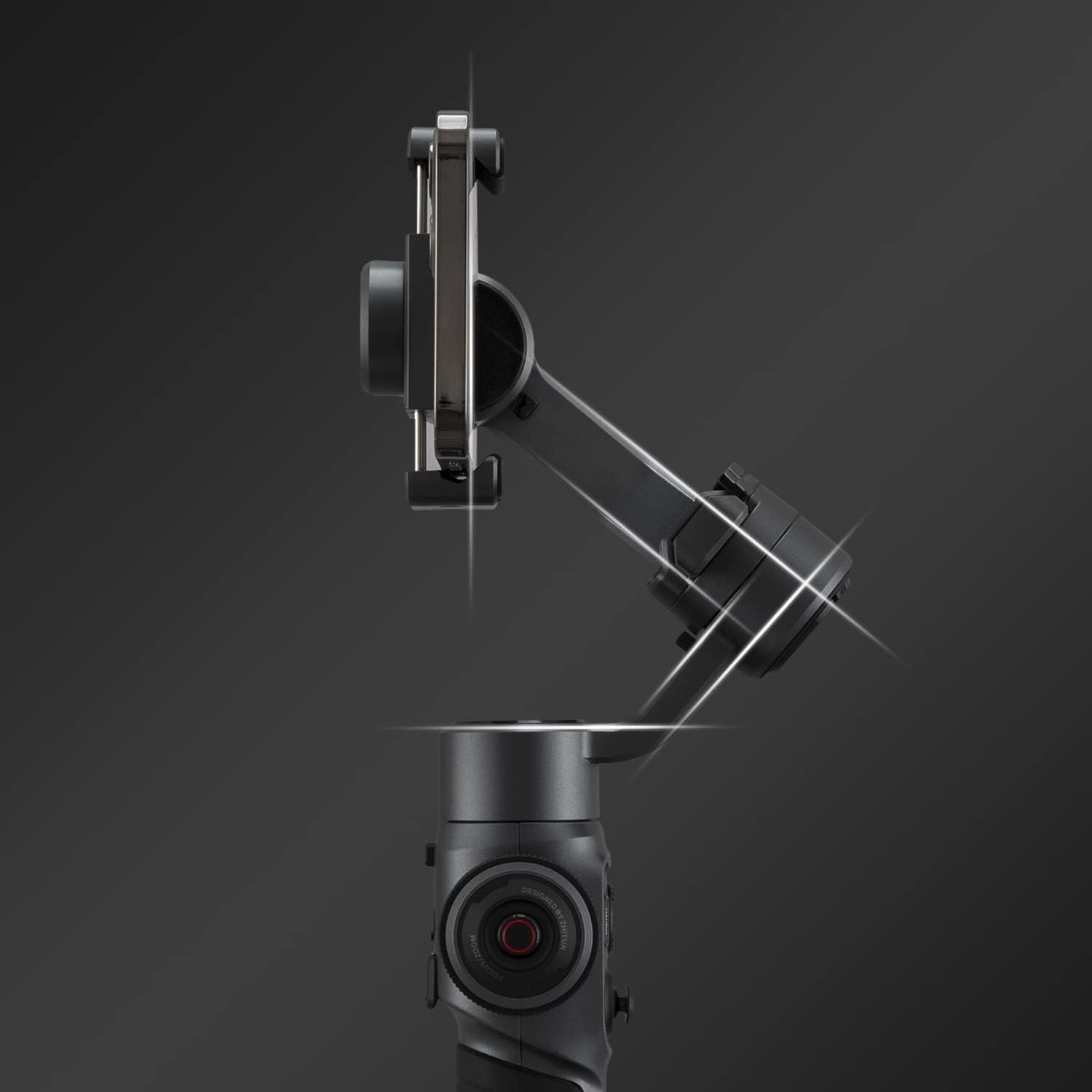 Zhiyun Smooth 5 Professional Gimbal Stabilizer for Android Iphone, 3-Axis Handheld Smartphone Gimbal, Face Tracking, Vlogging Stabilizer, Youtube Tiktok Video, Portable and Foldable, Big Size Phone  ZHIYUN   