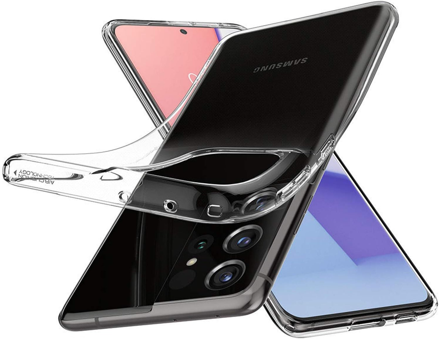 Spigen Crystal Flex Designed for Galaxy S21 Ultra Case (2021) - Crystal Clear  Spigen   