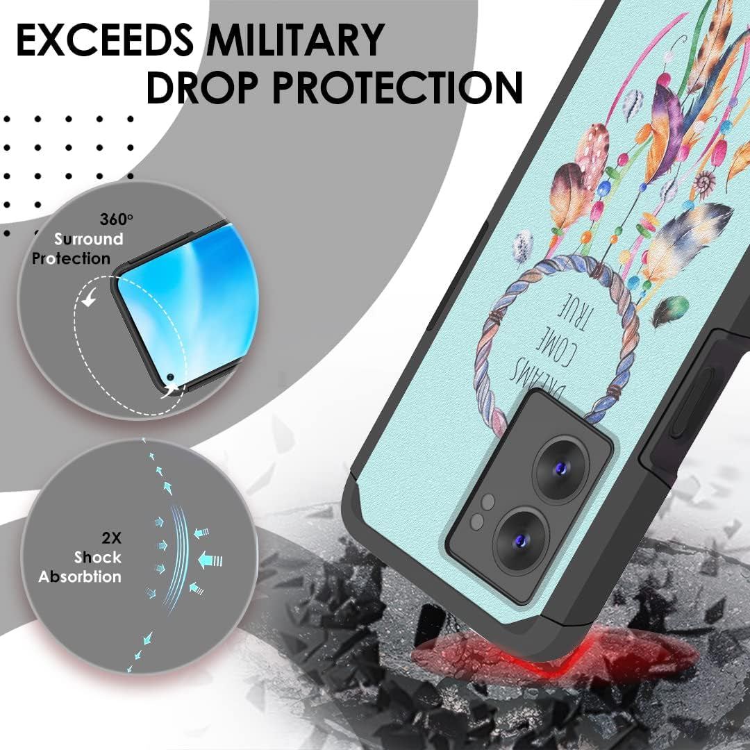 Hrwireless Compatible for Oneplus Nord N300 5G Phone Case Cover, Heavy Duty (Magnetic Mount Friendly) Series with Premium Minimalistic Design for Accidental Drops for Men Women Girls Boys  HRWireless   