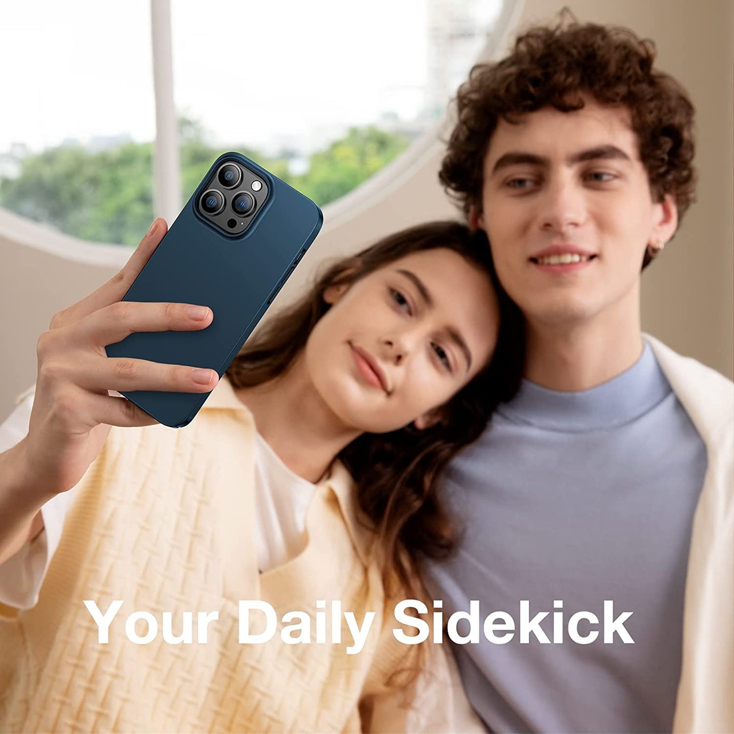 TORRAS Slim Fit Designed for Iphone 14 Pro Max Case 6.7 Inch, Ultra-Thin 14 Pro Max Case 2022, Lightweight Hard PC Cover Phone Cases for Iphone 14 Pro Max Phone Case Blue, Originfit  TORRAS   