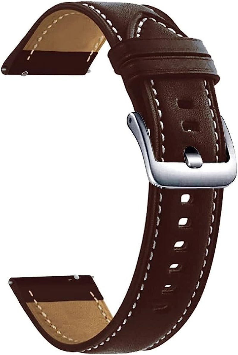 NDJQY Genuine Leather Replacement Strap for Garmin Venu 2 plus Smart Wristband for Garmin Venu 2 SQ Forerunner 245 645 158 Watch Band  NDJQY F For Forerunner 645 