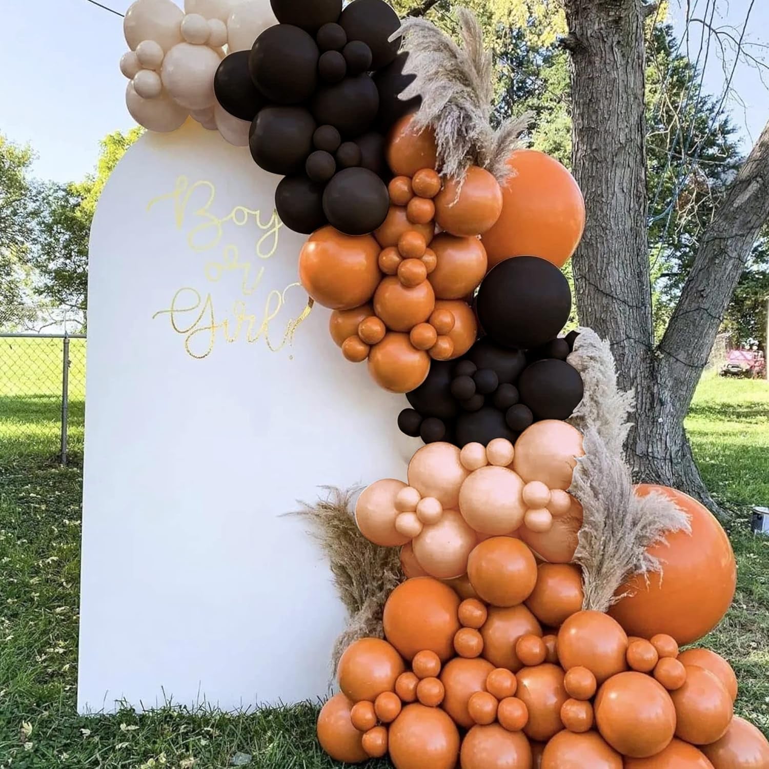 Boho Balloon Garland Arch Kit 147Pcs Blush Pastel Pink Balloon Garland Double Stuffed Dusty Rose Balloon Garland Chrome Rose Gold Balloons for Birthday Baby Shower Bridal Wedding Party Decorations  Lattua 145Pc  