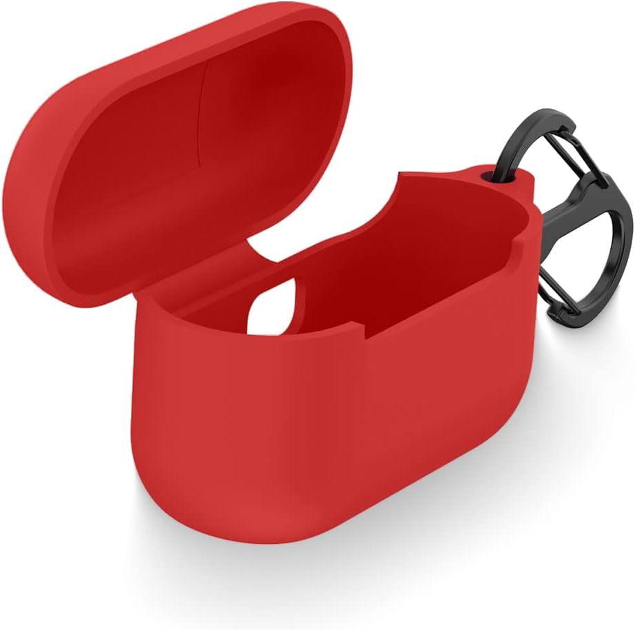 METEQI Soft Silicone Protective Cover Case Compatible with Echo Buds 2Nd Gen (Red)  ME-ECHO2   