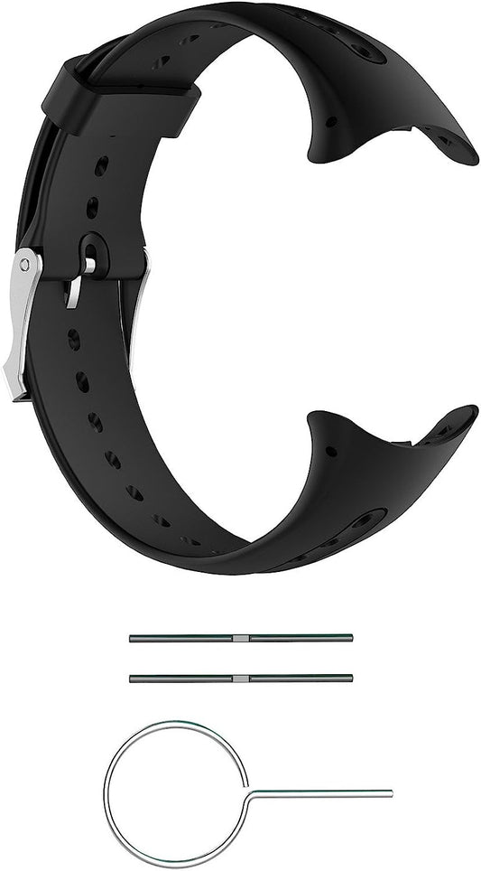 Fitturn Band Compatible with Garmin Swim Watch Bands Replacement Soft Silicone Black Watch Band Sports Strap Wristband Compatible with Garmin Swim Watch  FitTurn   