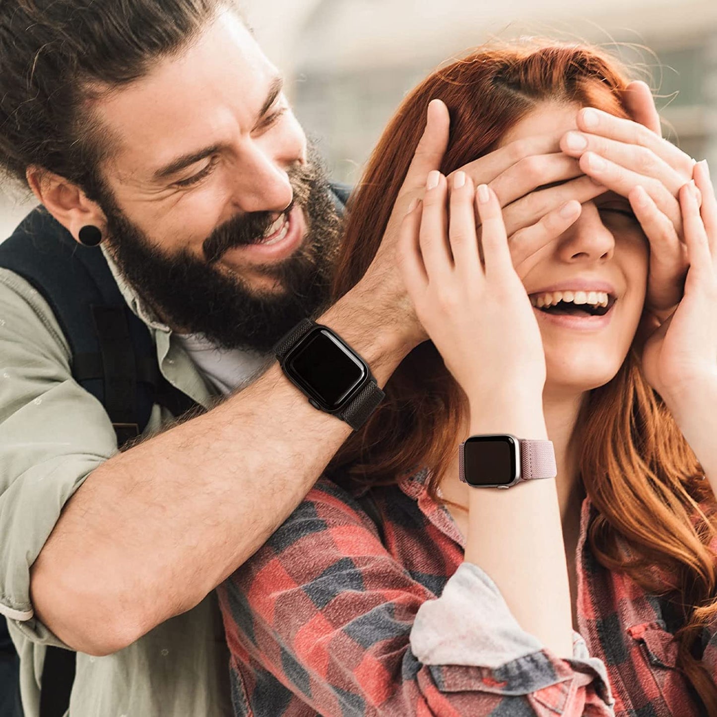 Stretchy Nylon Solo Loop Compatible with Apple Watch Band 38Mm 40Mm 41Mm 42Mm 44Mm 45Mm 49Mm Series 8/7/6/5/4/3/2/1/Se/Ultra  CCnutri   