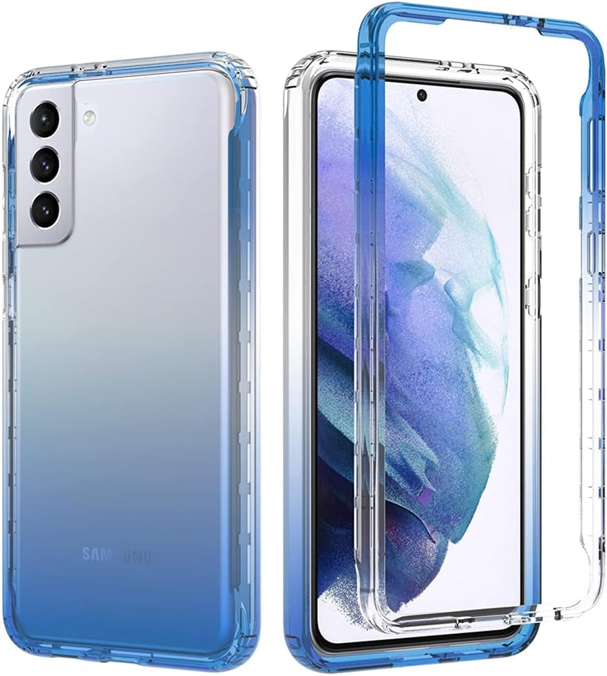 Tothedu Case for Galaxy S21 plus 5G 6.7" Case, Samsung S21 plus (2021) Phone Case, Shock Absorption Dual Layer Heavy Duty Protective Cover Rugged Cases for Samsung Galaxy S21 plus (Purple/Marble)  Tothedu 3In1 Blue  