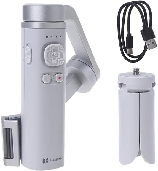 3-Axis Rotated Gimbal Stabilizer Large-Angle Extendable Cell Phone Stabilizer for Youtuber Live Video Shooting Gimbal Stabilizer for Phone  Qksky   