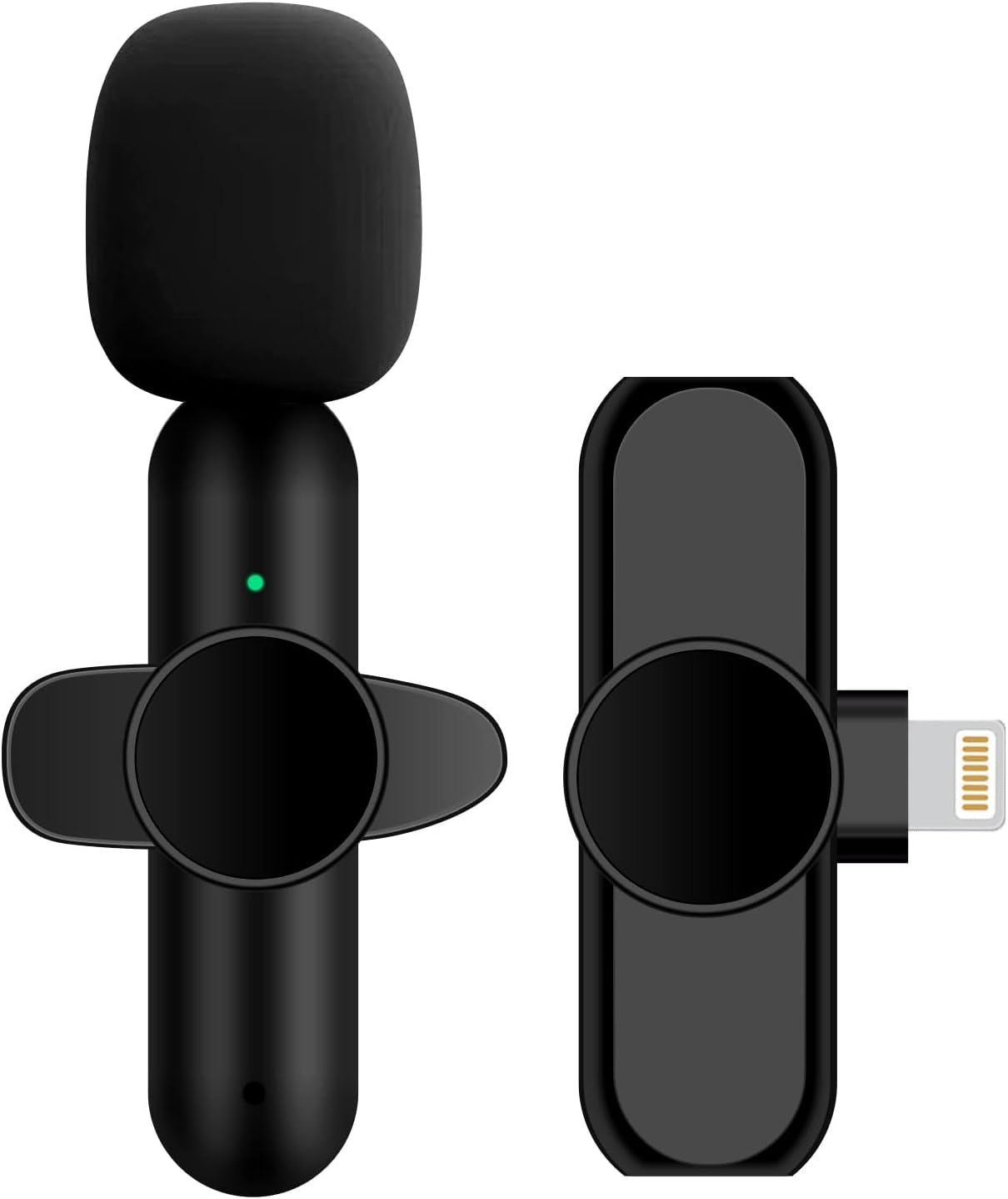 Jinlongshan,Mobile Phone Wireless Portable Microphone,Mini Lapel Mics Plug-Play 2.4G Ultra-Low Delay Noise Reduction Chip for Video Recording Interview Podcast Vlog Youtube Tiktok  jinlongshan   