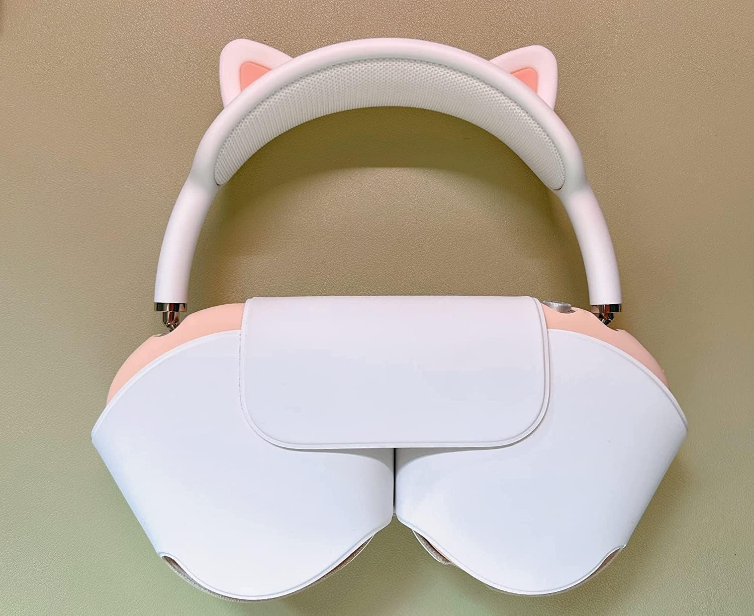 Cat Ear Headband Cover for Apple Airpods Max, Soft Silicone Headphones Headband Cover Case/Comfort Cushion/Top Pad Protector Sleeve Compatible with Airpods Max  BUTIAO   