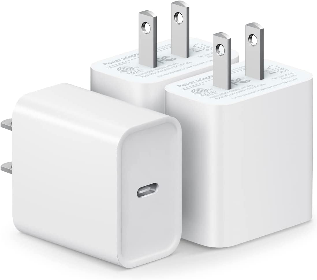 [3 Pack] USB C Wall Charger【Apple Mfi Certified】Iphone Charger Block 20W PD Power Adapter for Iphone 14/14 Pro/14 Pro Max/14 Plus/13/12/11, Ipad Pro, Google Pixel 7/6/5/4/3, Samsung Galaxy S22 S21 S20  Shenzhen Dipinle Technology Co., Ltd   