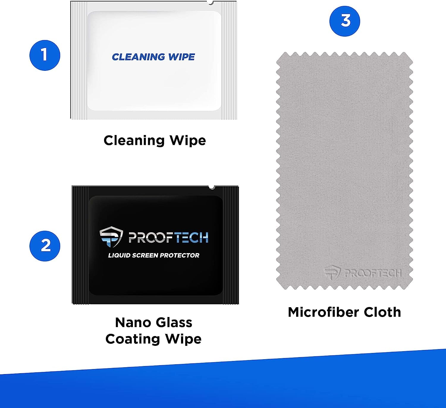 Phone Scratch Remover and Cracked Repair Liquid by Prooftech Liquid Glass Screen Protector for All Smartphones Tablets and Watches (2 Pack)  ProofTech   