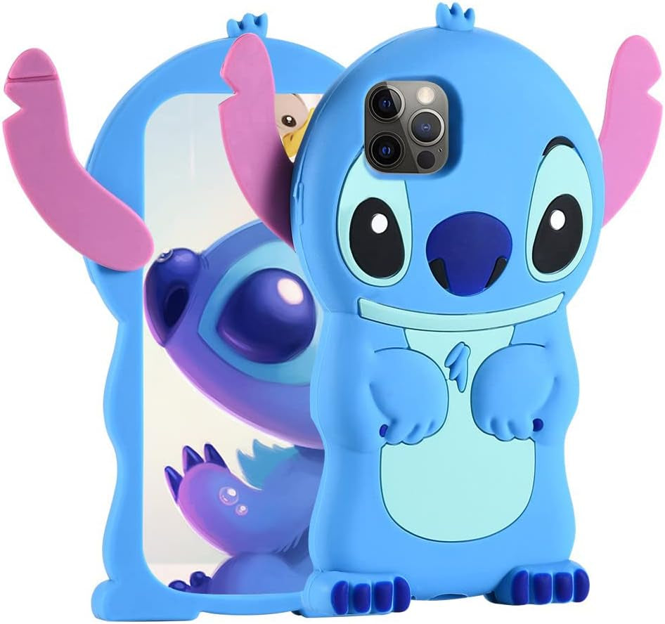 ZCSIBORUI Compatible with Iphone 12 Pro Max Case, 3D Cartoon Silicone Cover, Cute Cartoon Animal Character Cool Shockproof Silicone Protective Shell Skin Case for Iphone 12 Pro Max  ZCSIBORUI   