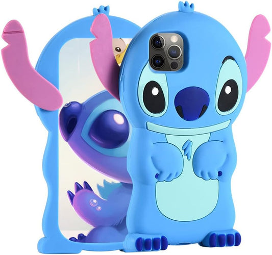 ZCSIBORUI Compatible with Iphone 12 Pro Max Case, 3D Cartoon Silicone Cover, Cute Cartoon Animal Character Cool Shockproof Silicone Protective Shell Skin Case for Iphone 12 Pro Max  ZCSIBORUI   